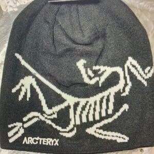 Arc’teryx Black Beanie with White Logo